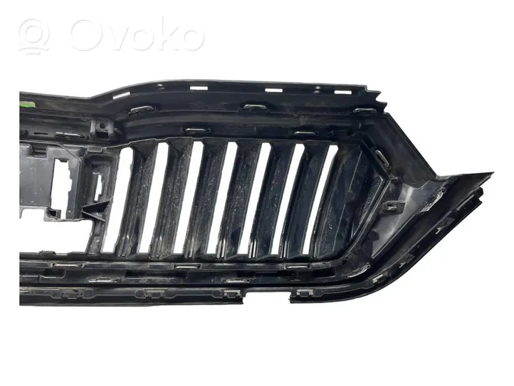 Skoda Octavia Mk4 Grille calandre supérieure de pare-chocs avant 5E3853343