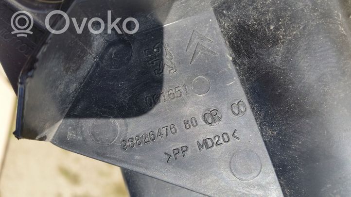 Citroen C3 Część rury dolotu powietrza 9682647680