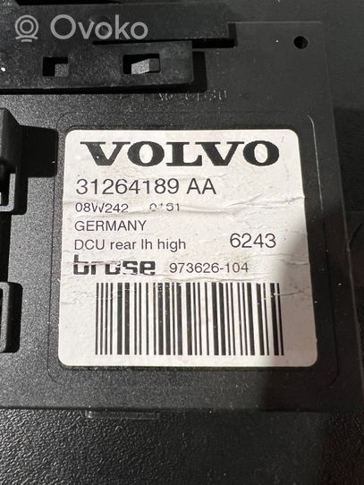 Volvo V50 Silniczek podnoszenia szyby drzwi tylnych 31264189AA