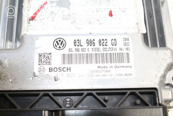 Volkswagen Eos Calculateur moteur ECU 03L906022GD