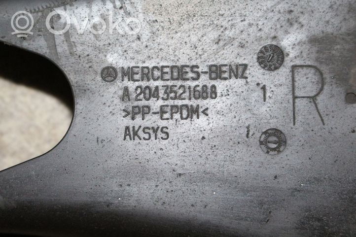 Mercedes-Benz E C207 W207 Couvre soubassement arrière A2043521688