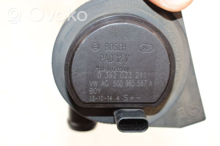 Volkswagen Eos Electric auxiliary coolant/water pump 5G0965567A