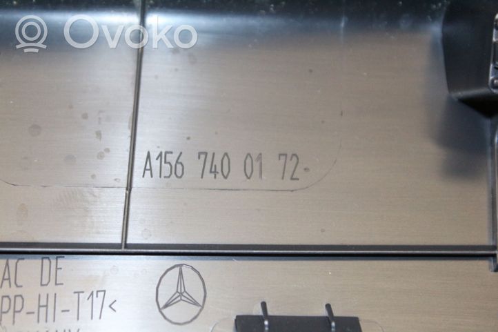 Mercedes-Benz GLA W156 Rivestimento serratura portellone posteriore/bagagliaio A1567400172