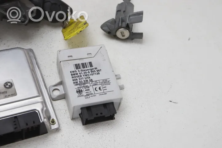 BMW X5 E53 Kit centralina motore ECU e serratura 7506307