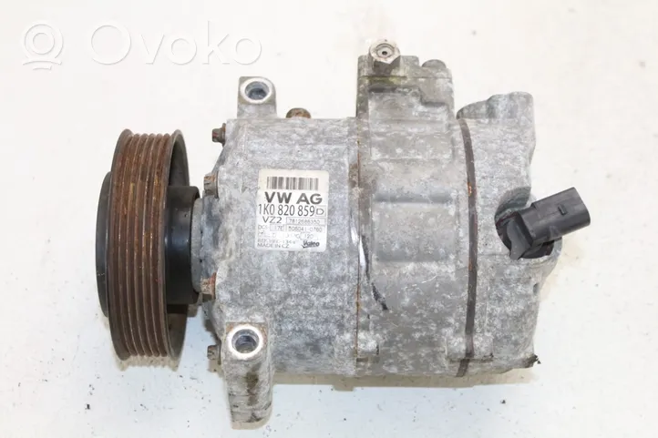 Volkswagen PASSAT CC Air conditioning (A/C) compressor (pump) 1K0820859D