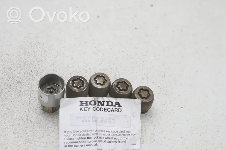 Honda CR-V Anti-theft wheel nuts and lock 08W42SJD602PDI