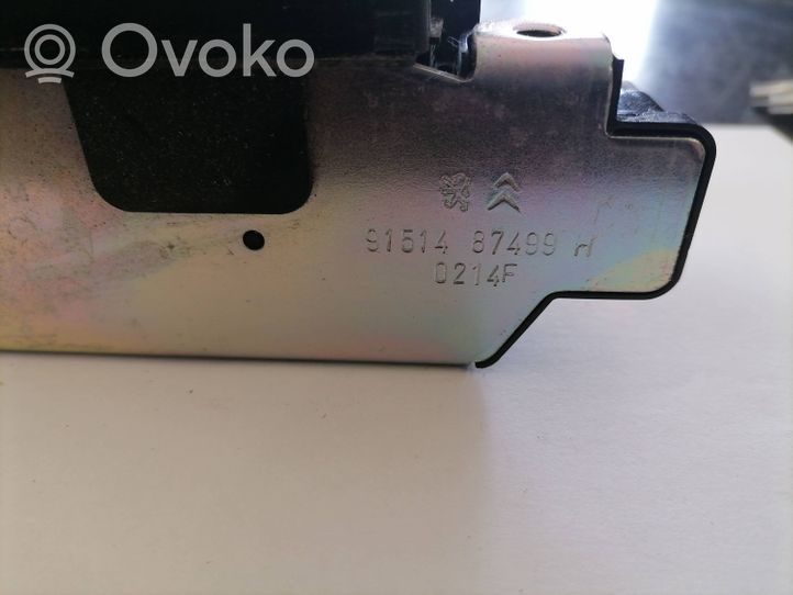 Citroen C3 Zamek klapy tylnej / bagażnika 9151487499