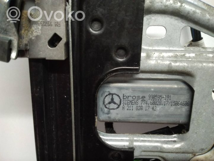 Mercedes-Benz CLC CL203 Motorino alzacristalli della portiera anteriore A2118201242