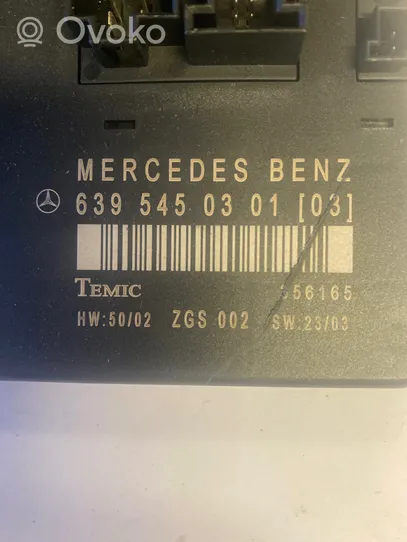 Mercedes-Benz Vito Viano W639 Centralina SAM 6395450301