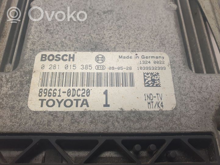 Toyota Yaris Sterownik / Moduł ECU 896610DC20