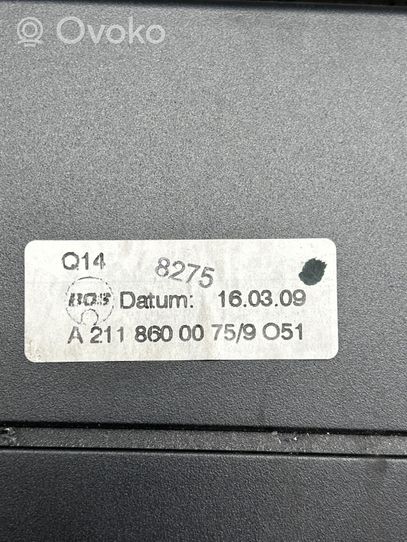 Mercedes-Benz E W211 Copertura ripiano portaoggetti A2118600075