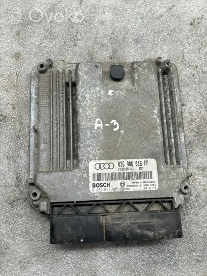 Audi A3 S3 8P Moottorin ohjainlaite/moduuli 0281011905