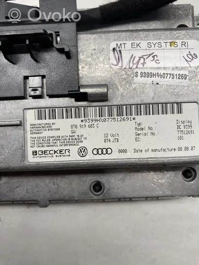 Audi A5 8T 8F Monitor / wyświetlacz / ekran 8T0919603C