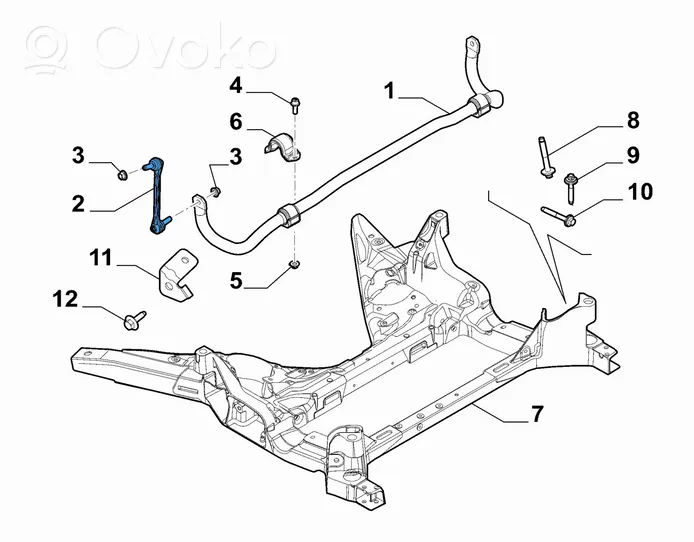 Alfa Romeo Stelvio Priekinė stabilizatoriaus traukė 50543786