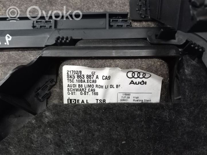 Audi A4 S4 B8 8K Rivestimento pannello laterale del bagagliaio/baule 8K5863887A