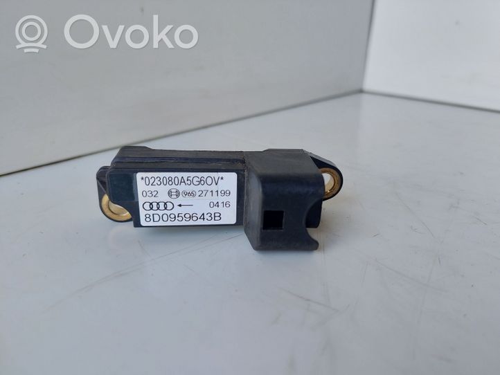 Audi A4 S4 B5 8D Airbag deployment crash/impact sensor 8D0959643B