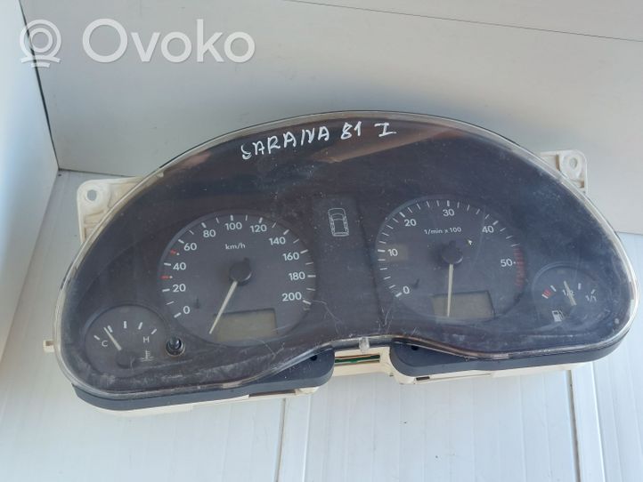 Volkswagen Sharan Compteur de vitesse tableau de bord 7M0919882N