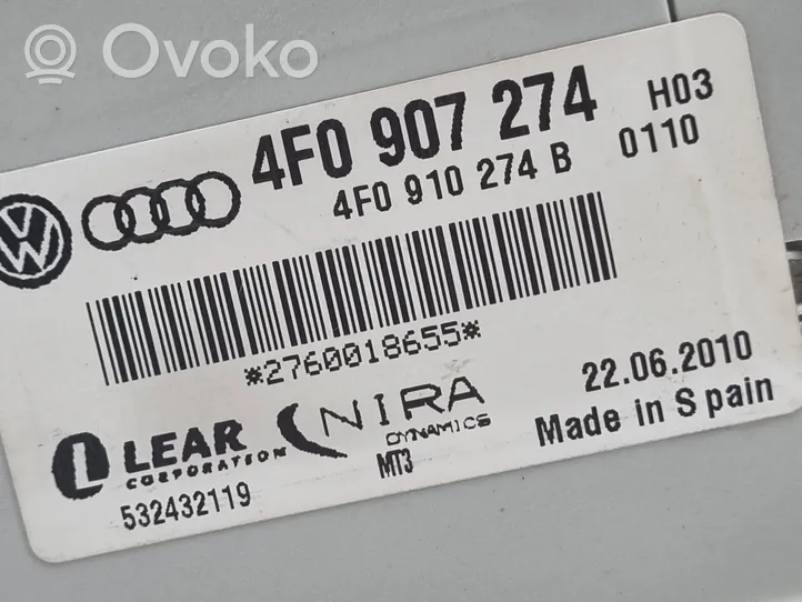 Audi A6 S6 C6 4F Module de pression des pneus 4F0907274
