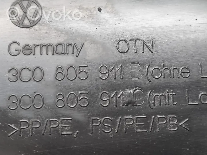 Volkswagen PASSAT B6 Rivestimento paraspruzzi passaruota anteriore 3C0805911B