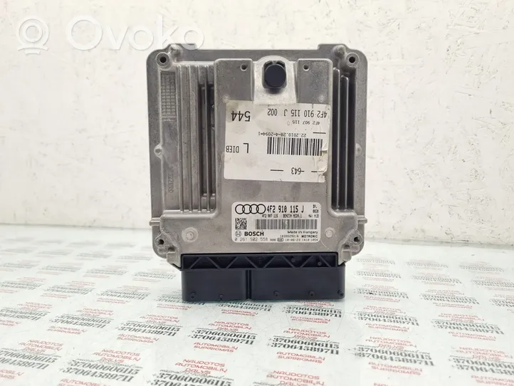 Audi A6 S6 C6 4F Dzinēja vadības bloks 4F2910115J