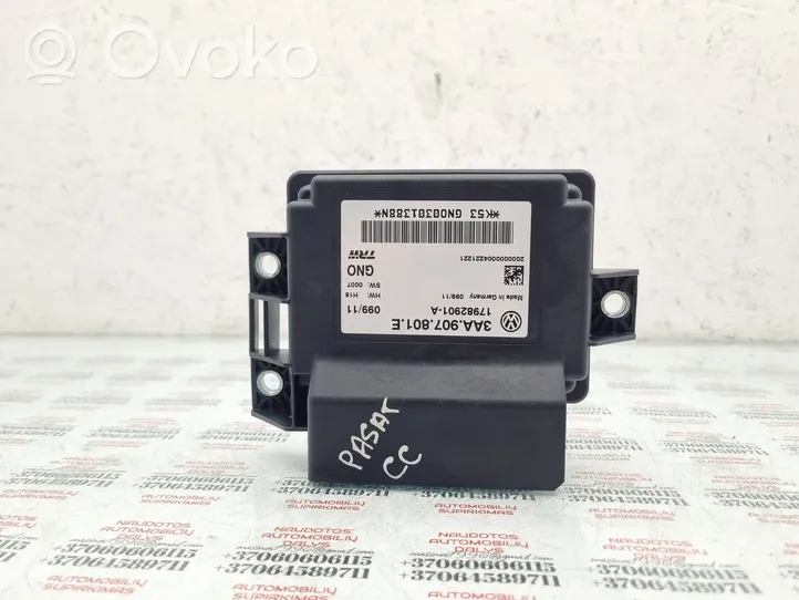 Volkswagen PASSAT CC Hand brake control module 3AA907801E