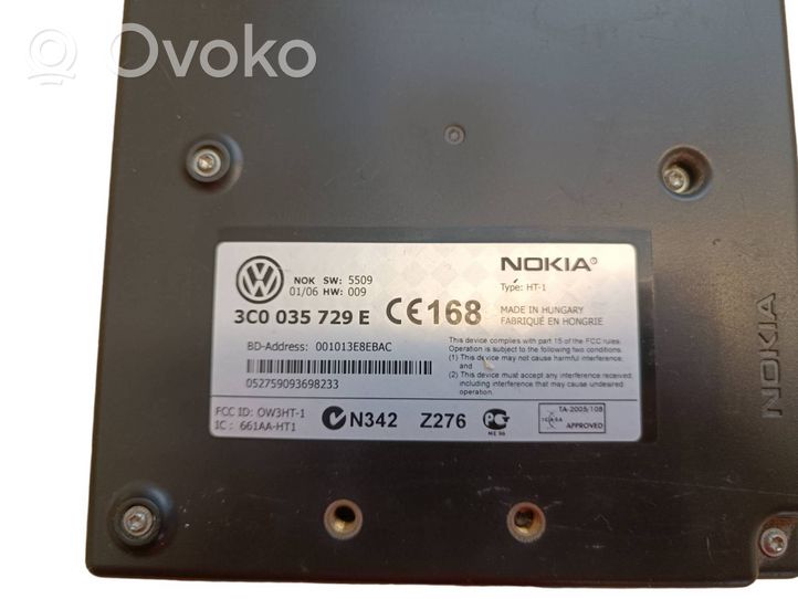 Volkswagen Golf V Sterownik / Moduł sterujący telefonem 3C0035729E