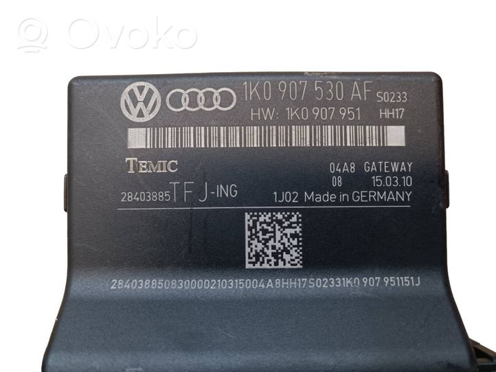 Volkswagen Tiguan Gateway vadības modulis 1K0907530AF