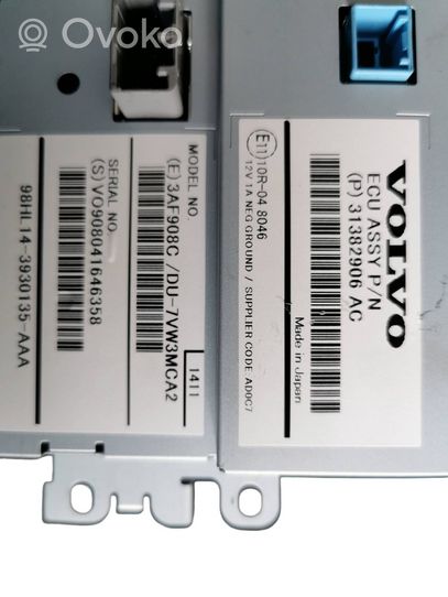 Volvo V40 Monitor / wyświetlacz / ekran P31382906AC