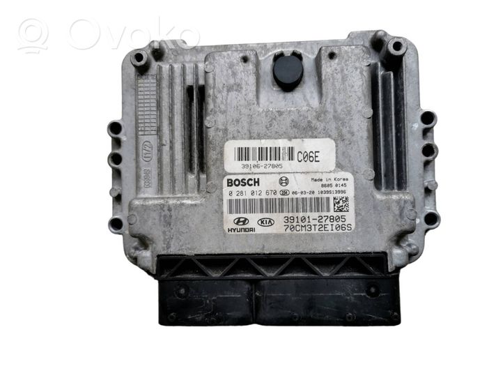 Hyundai Santa Fe Sterownik / Moduł ECU 0281012670