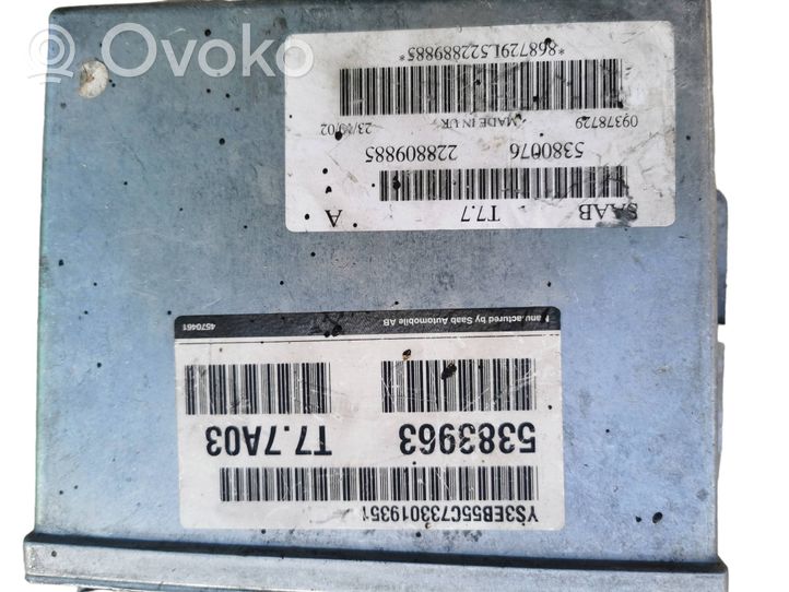 Saab 9-5 Sterownik / Moduł ECU 5380076