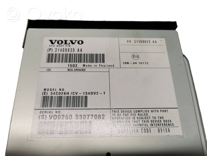 Volvo S60 Amplificador de sonido 31409935AA