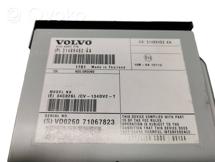 Volvo V40 Amplificateur de son 31489492AA