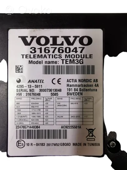 Volvo S90, V90 Puhelimen käyttöyksikkö/-moduuli 4295135911