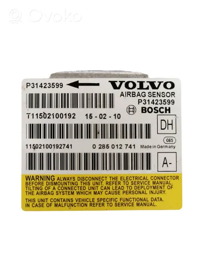 Volvo XC60 Sterownik / Moduł Airbag T11502100192