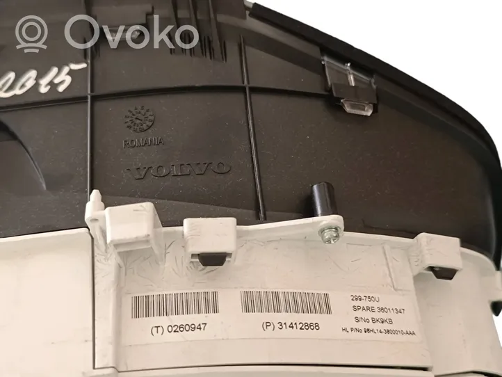 Volvo XC60 Tachimetro (quadro strumenti) 299750U