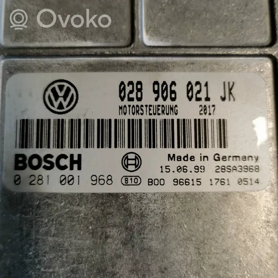 Volkswagen Sharan Variklio valdymo blokas 028906021JK