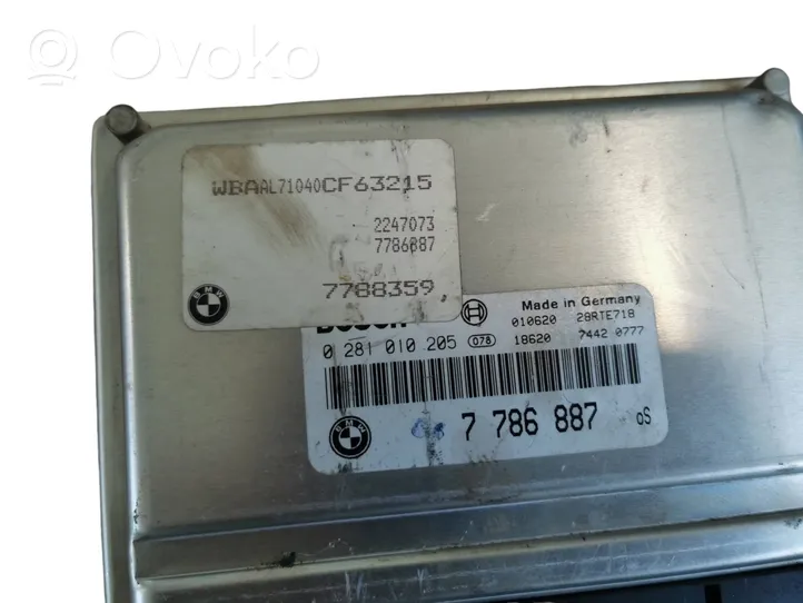 BMW 3 E46 Sterownik / Moduł ECU 7788359