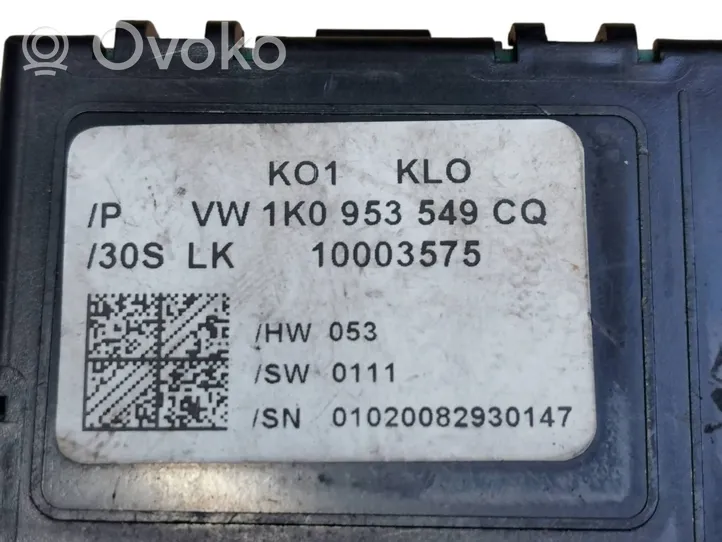 Volkswagen Touran I Vairo padėties (kampo) daviklis 1K0953549CQ