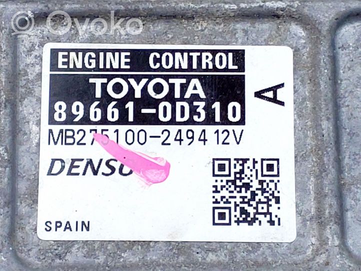Toyota Yaris Variklio valdymo blokas 896610D310