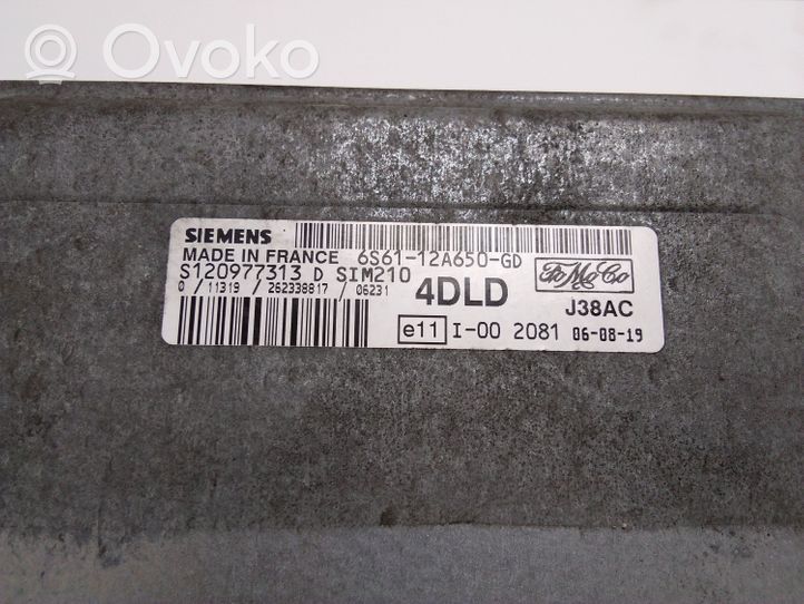 Ford Fusion Sterownik / Moduł ECU 6S6112A650GD