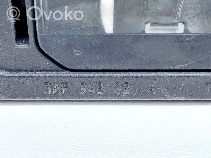 Skoda Fabia Mk3 (NJ) Lampa oświetlenia tylnej tablicy rejestracyjnej 3AF943021