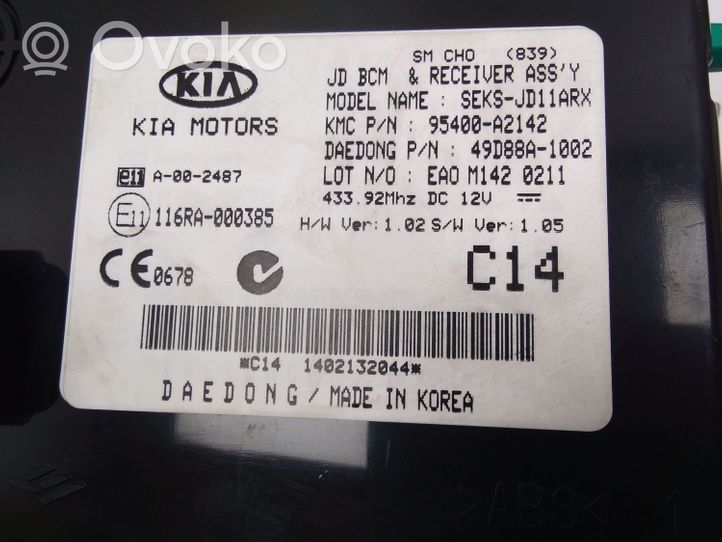 KIA Ceed Altri dispositivi 95400A2142