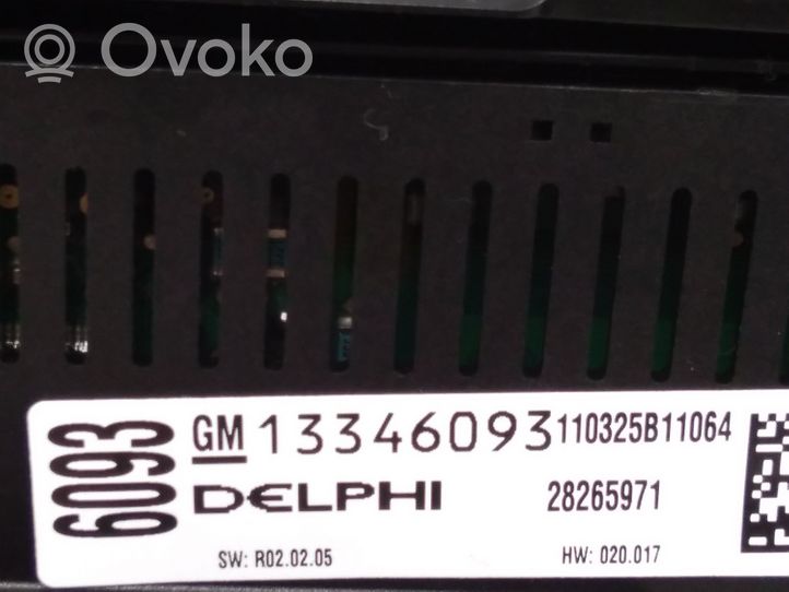 Opel Meriva B Panel / Radioodtwarzacz CD/DVD/GPS 13346093