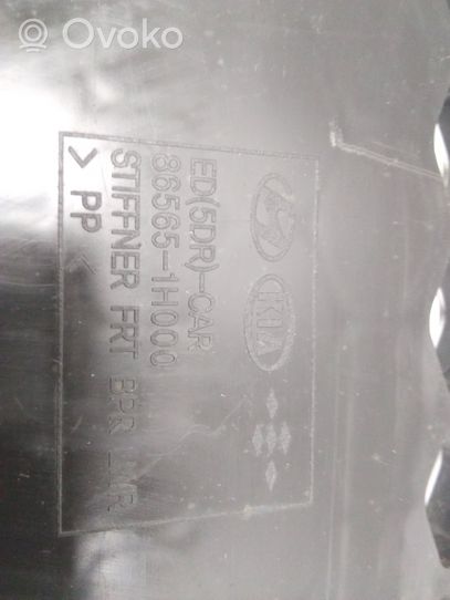 KIA Ceed Placa protectora/plataforma del parachoques delantero 865651H000