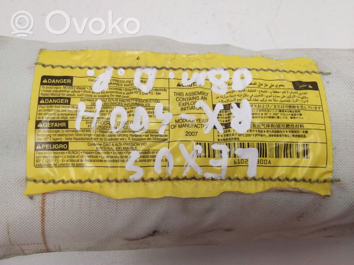 Lexus RX 330 - 350 - 400H Poduszka powietrzna Airbag fotela 610257300A