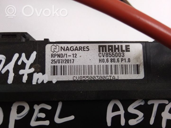 Opel Astra K Scambiatore elettrico riscaldamento abitacolo 13514601