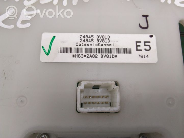Nissan Juke I F15 Interrupteur ventilateur 24845BV81D