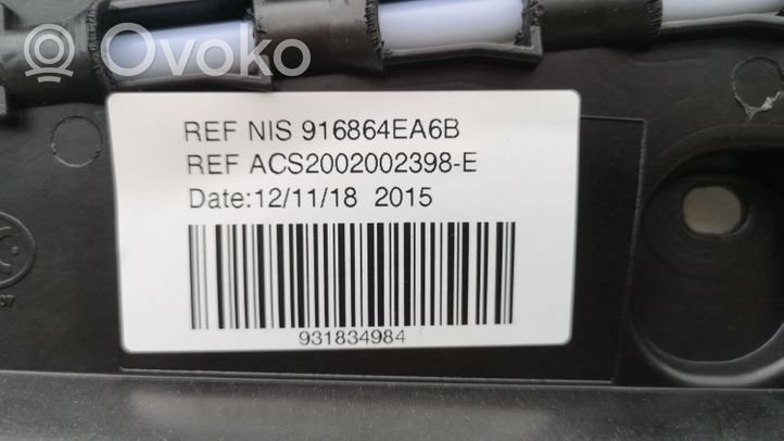 Nissan Qashqai Kattoverhoilu 916864EA6B