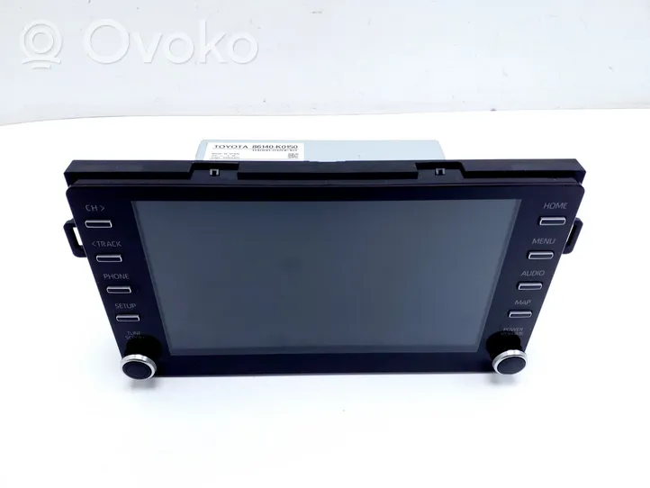 Toyota Yaris XP210 Unidad delantera de radio/CD/DVD/GPS 86140K0150