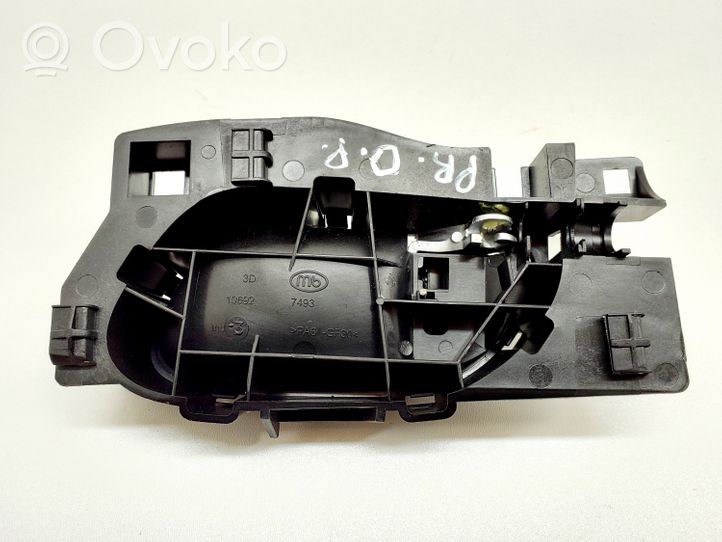 Citroen DS4 Klamka wewnętrzna drzwi przednich 9685950277